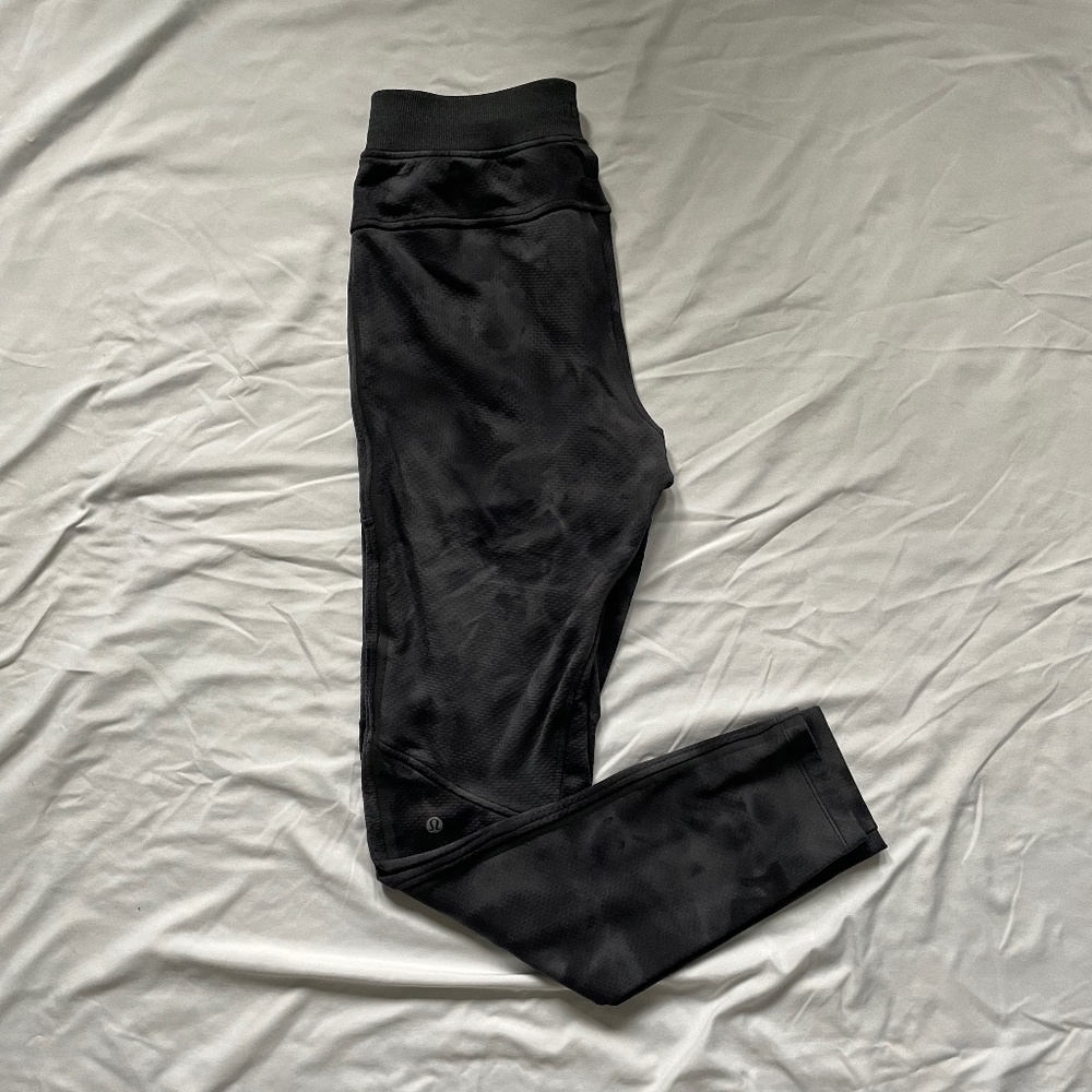 Lululemon Men's Textured Tech Pants Size XS Diamond Dye Gray 29" Great Condition